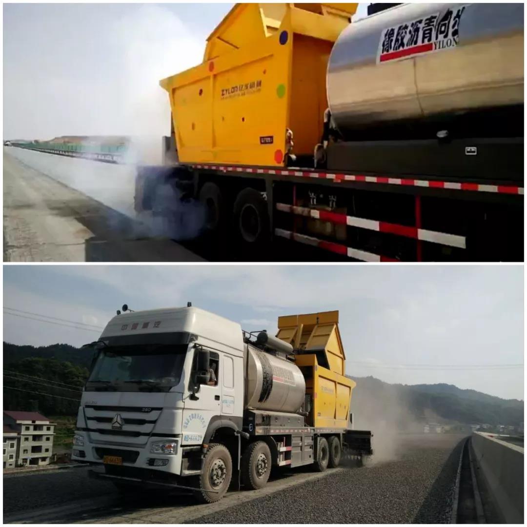 同步碎石封层车​由哪些部分组成？